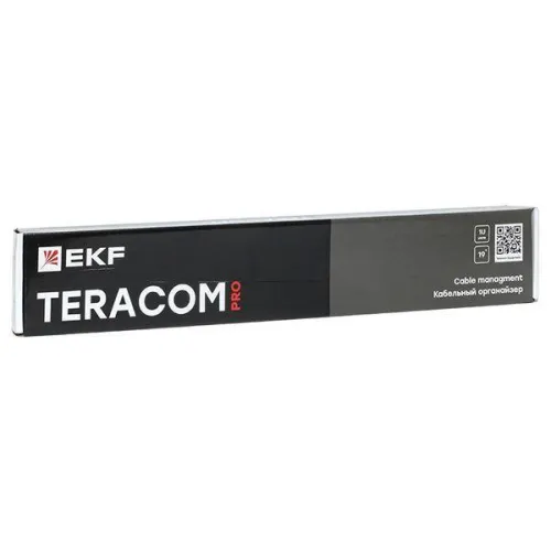 Органайзер кабельный TERACOM PRO 1U 5 колец сер. EKF TRP-1CO-5R-M-GR фото 5