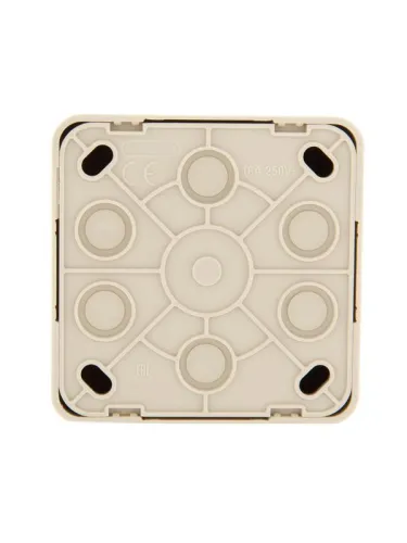 Розетка телевизионная оконечная TV 1-м ОП Viola крем. LEZARD 751-0300-130 фото 2