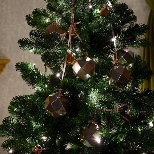 Гирлянда светодиодная "Твинкл Лайт" 20м 160LED тепл. бел. 10Вт 220-240В IP20 с контроллером 8 режимов провод ПВХ темн. зел. Neon-Night 303-116 фото 2