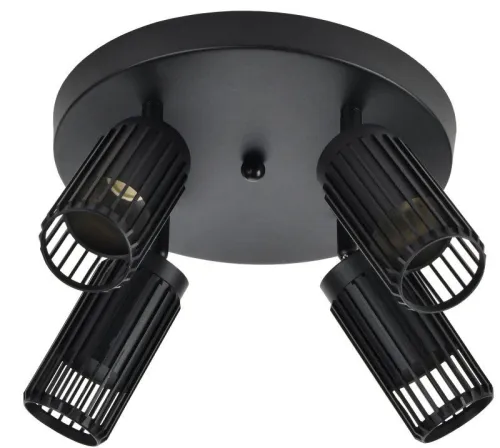 Светильник 4209 потолочный 4хGU10 черн. IEK LT-UPB0-4209-GU10-4-K02