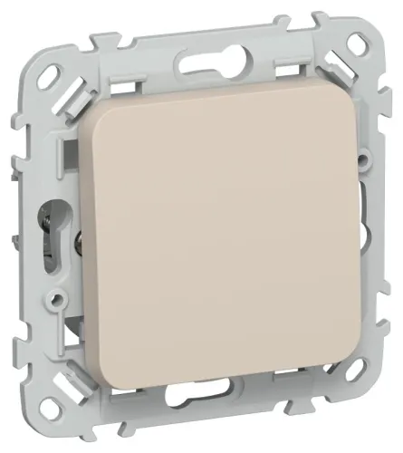 Выключатель 1-кл. СП FLITE ВС11-1-0-ФлЛ 10А механизм льняной IEK FI-V10-0-10-1-K88