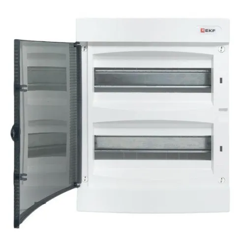 Щит распределительный навесной Unix 2х12мод. IP41 прозр. дверь PROxima EKF ux-2x12-n фото 6