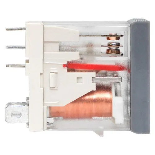 Реле промежуточное с кнопкой и мех. индикацией RPAt 25/1 12А 24В DC AVERES EKF rpat-25-1-24DC фото 2