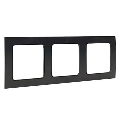 Рамка 3-м Стокгольм черн. PROxima EKF EAM-G-302-30 фото 5