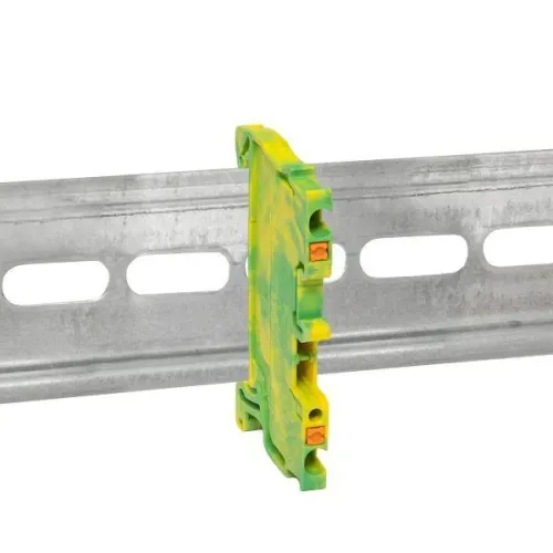 Колодка клеммная пружинная 1.5 Push-in земля EKF PIT-1.5-pe фото 2