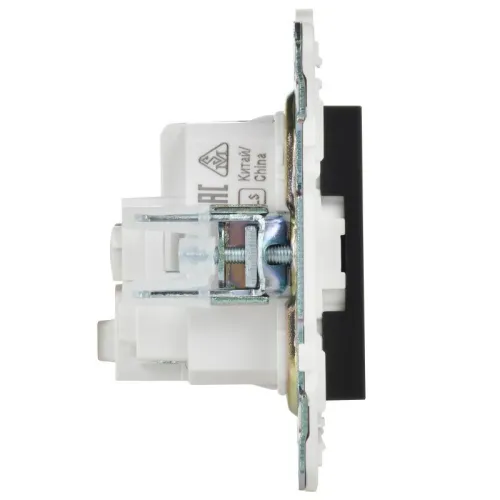 Розетка SKANDY 16А с заземл. без защ. шторок SK-R05Bl черн. IEK SK-R11-16-K02 фото 2