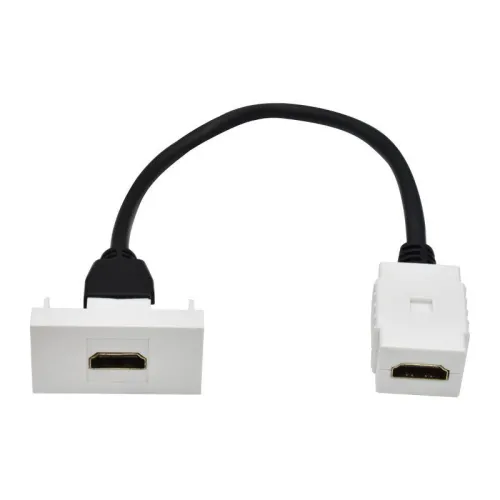Розетка 1мод. HDMI M/M РКМ-10-00-П бел. PRIMER IEK PR-KK40D-RH-0-1-K01 фото 2