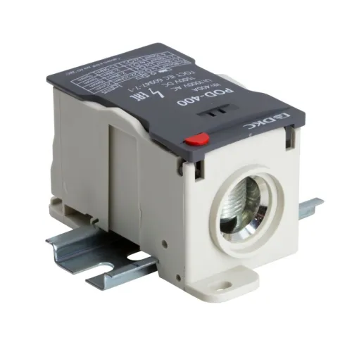 Блок распределительный винтовой зажим 1х185кв.мм 2х35кв.мм 5х16кв.мм 4х10кв.мм DKC POD-400 фото 3