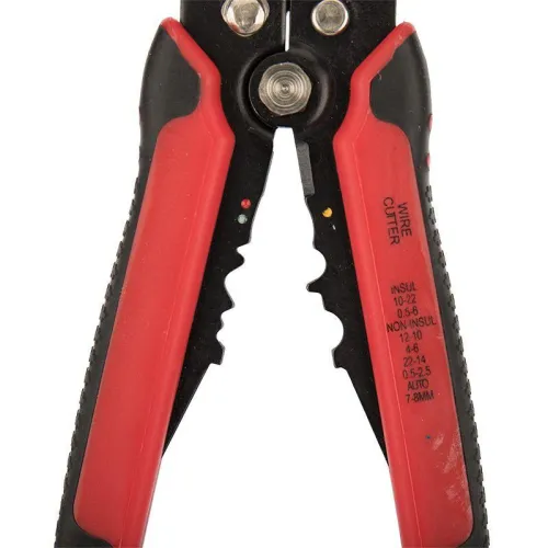 Инструмент для зачистки кабеля 0.2-6.0кв.мм и обжима наконечников HT-766 (HY-371) PROCONNECT 12-4005-4 фото 4