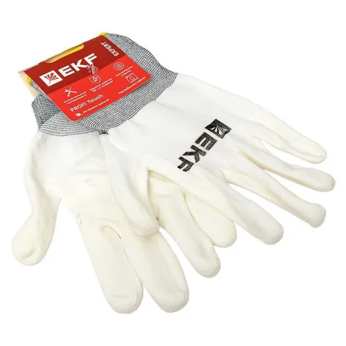 Перчатки рабочие PROFI Touch для чистовых работ (15 класс 8 размер) Expert EKF pe15pm-8-exp фото 3