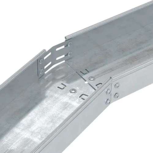 Угол для лотка горизонтальный изменяемый 0-45град. 500х100 CPO цинк-ламель DKC 360510HDZL фото 2