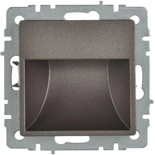 Подсветка светодиодная BRITE встраив. ПЛ20-БрТБ механизм бронза IEK BR-FL20-K45 фото 2