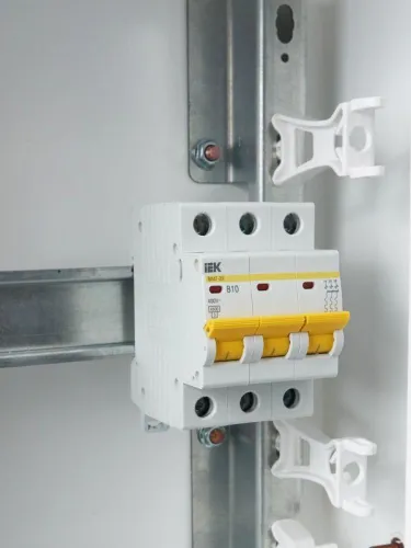 Выключатель автоматический модульный 3п B 10А 4.5кА ВА47-29 KARAT IEK MVA20-3-010-B фото 9