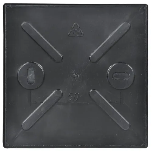 Коробка распаячная ОП 85х85х40 IP44 КМ41235 6 гермовводов черн. IEK UKO21-085-085-040-K02-44 фото 3