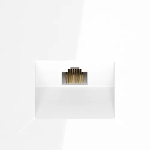 Розетка компьютерная 1-м СП S70 RJ45 кат.6 механизм бел. глянцевый Voltum VLS060101 фото 4