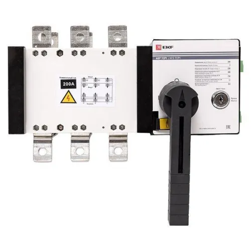 Устройство автоматического ввода резерва АВР 3п 200А 230В ТСР1 PROxima EKF ats-tsr1-200A-3p-pro фото 7