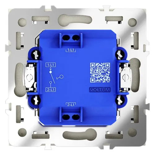 Выключатель 1-кл. СП S70 10А механизм сталь Voltum VLS010105 фото 5
