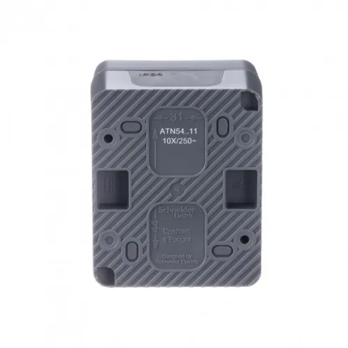 Выключатель 1-кл. ОП AtlasDesign PROFI IP54 10AX антрацит SE ATN544011 фото 2