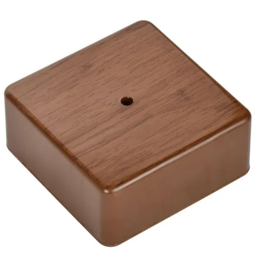 Коробка распаячная ОП КМ 100х100х44 дуб IEK UKO10-100-100-044-K24-E фото 3