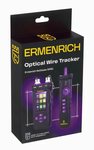 Тестер кабельный многофункциональный NetGeeks NP60 фиолет. Ermenrich 84551 фото 4
