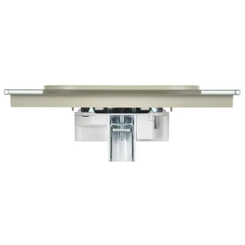 Розетка 2-м SKANDY 10А без заземл. без защ. шторок для плоской вилки SK-R03B беж. IEK SK-R20-10-K10 фото 4