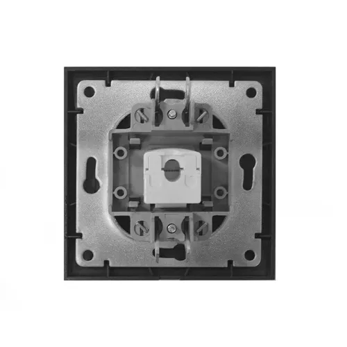 Розетка компьютерная 1-м СП Бриллиант в сборе графит Universal 7947601-Gr фото 2