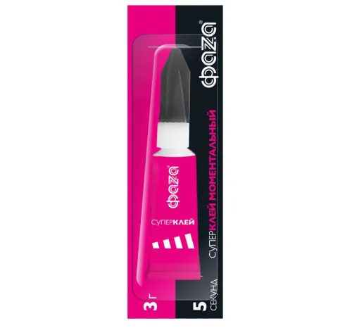 Супер-клей 3г BL-12 (на ленте) GSp-3x12 ФАZА 5044043 фото 2