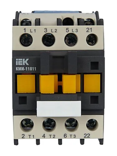 Контактор КМИ-11811 18А 230В/АС3 1НЗ KARAT IEK KKM11-018-230-01 фото 4