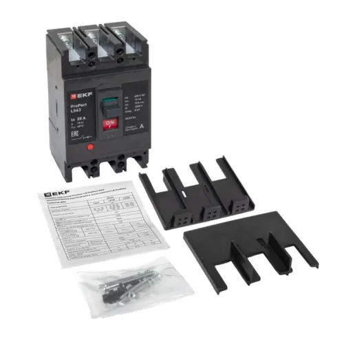 Выключатель автоматический 3п 20А 15кА LS63 ProPact EKF mccb-63-15-3-20-ls фото 12