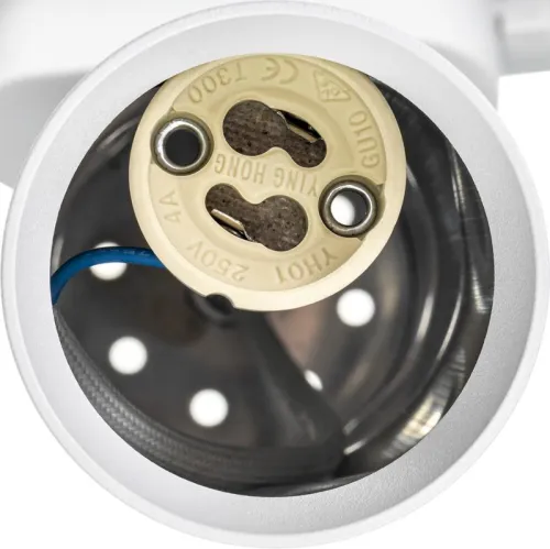 Светильник трековый поворотный ARTLINE 55х55х200 GU10 230В алюм. 2.6кв.м бел Ritter 59931 3 фото 4