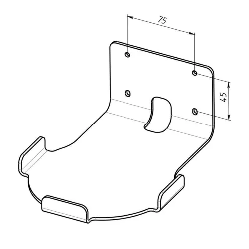 Кронштейн для Xbox Series X настенный черн. Rexant 38-0624 фото 4