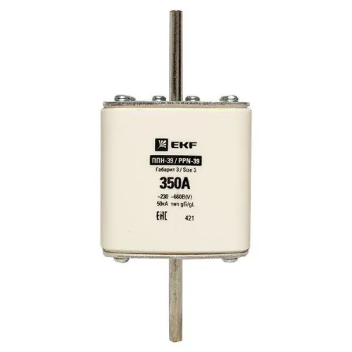 Вставка плавкая ППН-39 630/350А габарит 3 PROxima EKF fus-39/630/350 фото 4