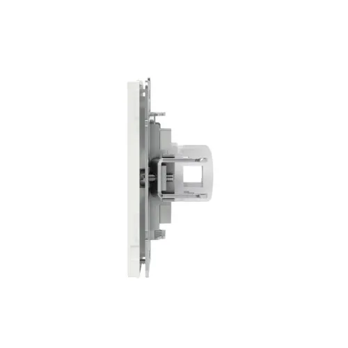 Розетка компьютерная 2-м KANT RJ45 кат.6A без шторки бел. магнолия DKC 7000674 фото 4