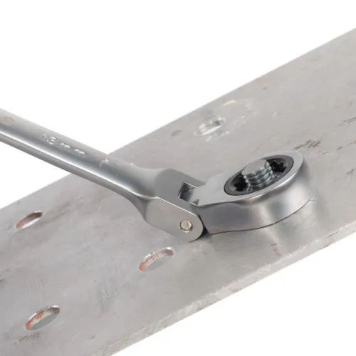 Ключ гаечный трещоточный с шарниром 13 мм КВТ 79195 фото 4