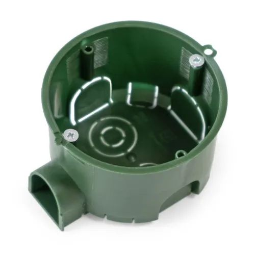 Коробка установочная безгалогенная (HF) 68х45 с саморезами Промрукав 80-0560См