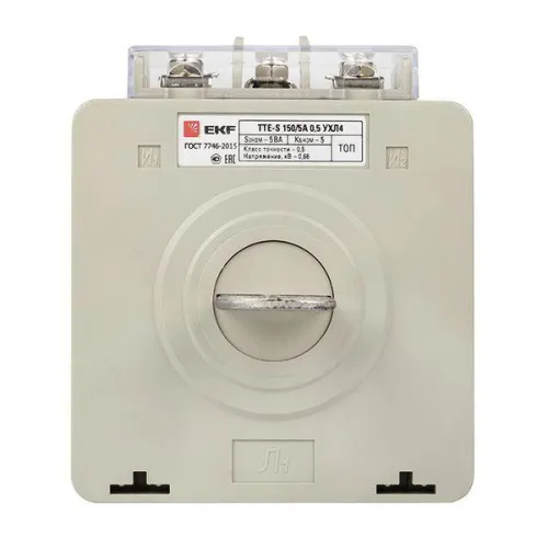 Трансформатор тока ТТЕ-А 150/5А кл. точн. 0.5 с клеммой напряжения PROxima EKF tte-S-150 фото 4