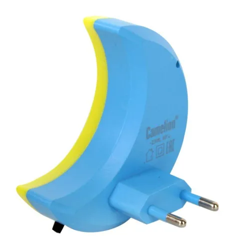 Светильник светодиодный NL-244 "Месяц" 220В ночник с выкл. желт. Camelion 14264 фото 8