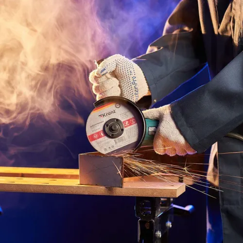 Диск отрезной по металлу 125х1.6х22.23мм Kranz KR-90-0914 фото 2