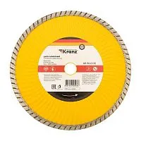 Диск алмазный отрезной Turbo волна 230х22.2х2.4х10мм Kranz KR-90-0135