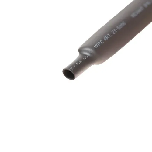Трубка термоусадочная 15.0/7.5 1м черн. REXANT 21-5006 фото 2