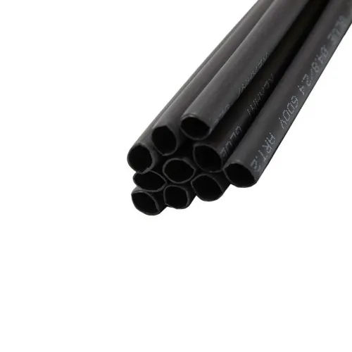 Трубка термоусадочная двустенная клеевая 4.8/2.4 (2:1) (уп.10шт) по 1м черн. Rexant 26-2102 фото 4