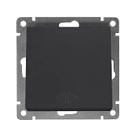 Переключатель перекрестный 1-кл. СП Афина 10А IP20 механизм графит UNIVersal A0024-Gr