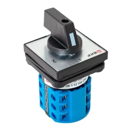 Переключатель кулачковый ПК-1-53 3п 10А "1-2" IP65 EKF pk-1-53-10-65 фото 8