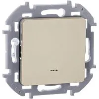 Выключатель 1-кл. Inspiria 10А IP20 250В 10AX с подсветкой/индикацией механизм сл. кость IEK 673611