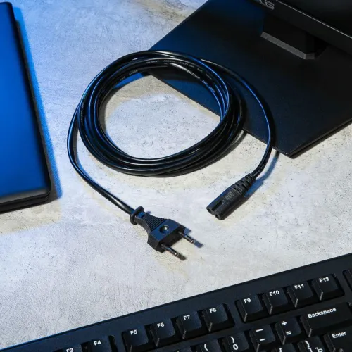 Шнур сетевой 3м 2х0.75кв.мм REXANT 11-1107 фото 4