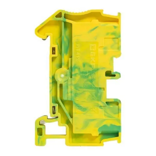 Колодка клеммная пружинная 4 Push-in земля EKF PIT-4-pe фото 2