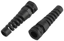 Ввод кабельный (сальник) PGR 11 d5-10мм (d отверст. 18.6мм) IP54 с гибким отводом (уп.10шт) Эра Б0065198