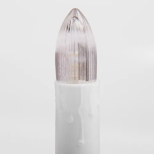 Гирлянда светодиодная "Свечи" 4м 20LED тепл. бел. 2Вт IP20 провод ПВХ темн. зел. Neon-Night 303-083 фото 5