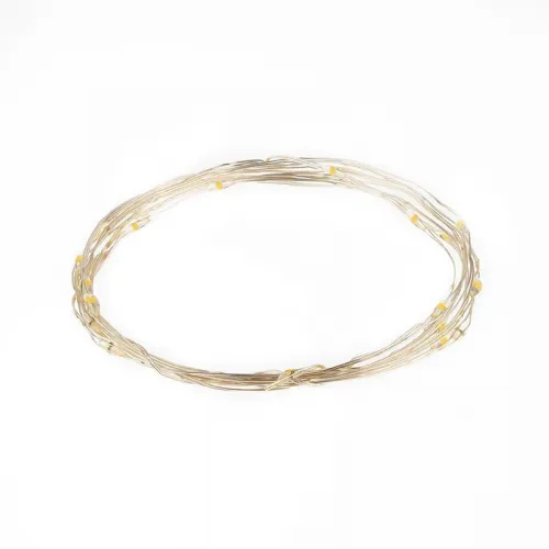 Гирлянда светодиодная "Роса" 2м 20LED мультиколор 0.1Вт IP20 тонкий батарейный блок элементы питания 2хCR2032 (в компл.) Neon-Night 303-009-1 фото 3