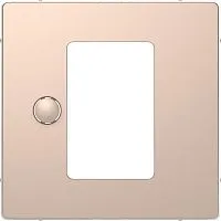 Накладка центральная Merten D-Life для сенсор. термостата SD шампань SchE MTN5775-6051